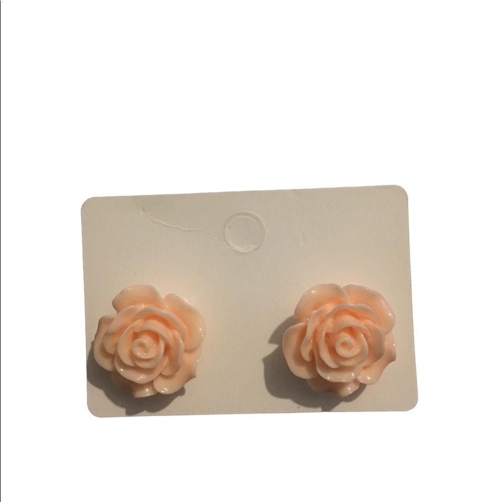Rose earrings